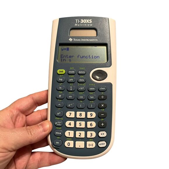 Texas Instruments TI-30XS MultiView Scientific Calculator Teal Green LCD Display - Picture 1 of 8